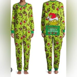 Dr Seuss Grinch Pj onesie